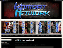 Tablet Screenshot of kombatnetwork.com